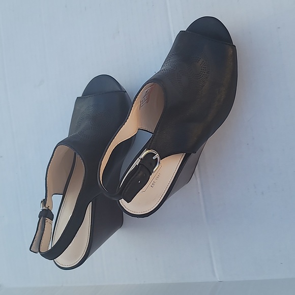 Coach Jade Wedges Platform Slingback Sandals Shoez SZ 10 - Picture 3 of 12